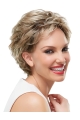 Blonde Wavy Stylish Short Monofilament Synthetic Women Wigs