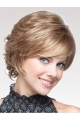 Flexibility Blonde Wavy Short Capless Synthetic Women Wigs