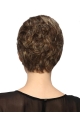 Fantastic Wavy Short Brown Boycuts Monofilament Synthetic Women Wigs