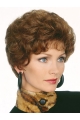 Impressive Brown Wavy Short Capless  Classic Synthetic Women Wigs