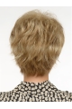 Fabulous Short Wavy Blonde Capless Nice Boycuts Synthetic Women Wigs