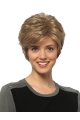 Fantastic Wavy Short Blonde Capless Boycuts Hot Synthetic Women Wigs