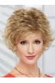 Wonderful Short Wavy Blonde Layered Capless Fantastic Synthetic Women Wigs