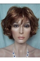 Faddish Wavy Short With Bangs Lace Front Synthetic Women Wigs