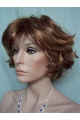 Faddish Wavy Short With Bangs Lace Front Synthetic Women Wigs