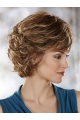 Good Auburn Wavy Short Capless Classic Synthetic Women Wigs