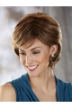 Good Auburn Wavy Short Capless Classic Synthetic Women Wigs