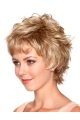 Fashion Blonde Wavy Short Capless Synthetic Women Wigs