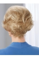 Perfect Short Wavy Blonde Layered Capless Synthetic Women Wigs