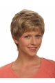 Brown Faddish Boycuts Wavy Short Capless Synthetic Women Wigs