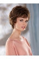 Popular Brown Wavy Short Capless Classic Synthetic Women Wigs