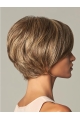 No-fuss Blonde Wavy Short Capless Synthetic Women Wigs