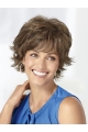 Best Brown Wavy Short Capless Classic Synthetic Women Wigs