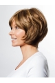 Comfortable Blonde Wavy Short Lace Front Synthetic Women Wigs