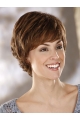 Wholesome Brown Wavy Short Capless Classic Synthetic Women Wigs