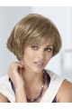 Preferential Blonde Wavy Short Capless Synthetic Women Bob Wigs