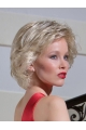 Traditional Blonde Wavy Short Hand-Tied  Classic Synthetic Women Wigs