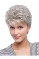 Gorgeous Wavy Short Capless Synthetic Grey Women Wigs