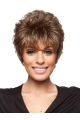 Boycuts Wavy Short Capless Layered Synthetic Women Wigs