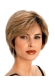 Blonde Short Straight Wavy Capless Remy Human Hair Great Women Wigs