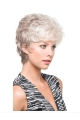 Good Wavy Short Capless Synthetic Grey Women Wigs