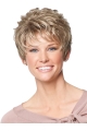 Gentle Blonde Wavy Short Capless Petite Synthetic Women Wigs