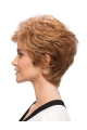  Wavy Short Layered Monofilament Synthetic Women Wigs