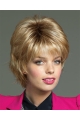 Sassy Brown Wavy Short Layered Capless Synthetic Women Wigs