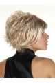 Exquisite Blonde Wavy Capless Synthetic Women Wigs For Cancer