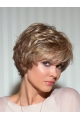 Faddish Blonde Wavy Layered Short Lace Synthetic Women Wigs