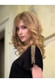  No-fuss 14" Shoulder Length Blonde  Curly Without Bangs Capless Synthetic Women Wigs