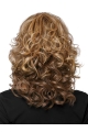 Blonde Medium Curly Capless Synthetic Glamorous Women Wigs