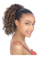 Comfortable Blonde Curly Shoulder Length Capless Human Hair Wigs & Half Wigs