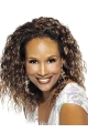  Natural-looking mid-length bouncy deep-curl full lace human hair Beverly Johnson wig For Women