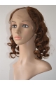 Nice  Curly Shoulder Length Lace Front Human Hair U Part Women Wigs