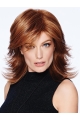 Fashion Shoulder Length Straight Capless Layered Synthetic Women Wigs