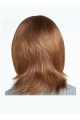 Shoulder Length Straight With Bangs 100% Hand-Tied Synthetic Women Wig