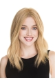 Blonde Shoulder Length Straight Lace Front  Human Hair Women Wigs