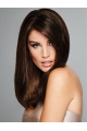  Straight Shoulder Length Hand-Tied Human Hair Women Wigs