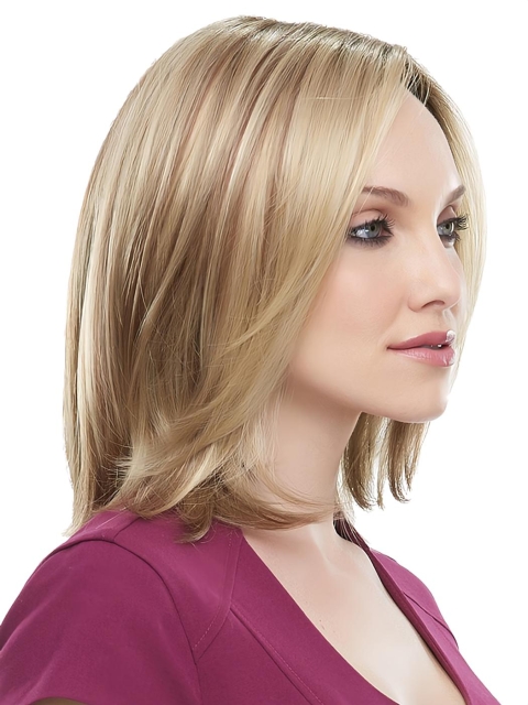 Popular Straight Shoulder Length Without Bangs Lace Front Synthetic Women Bob Wigs