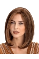 Easy Auburn Straight Shoulder Length Lace Front Human Hair Women Wigs