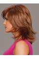 Gorgeous Auburn Straight Shoulder Length Capless Synthetic Comfortable Women Wigs