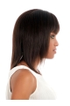 Cool Brown Straight Shoulder Length African American Wigs