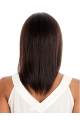 Cool Brown Straight Shoulder Length African American Wigs