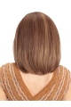 Auburn  Straight Shoulder Length Lace Front  Human Hair Women Wigs