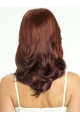 Radiant Auburn Straight Shoulder Length Lace Front Synthetic Women Wigs