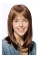 Wonderful  Brown Shoulder Length Straight With Bangs Lace Front High Quality Synthetic Women Wigs