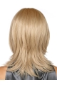 Braw Blonde Straight Shoulder Length Capless Synthetic Women Wigs