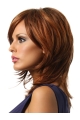 Synthetic Straight Shoulder Length Layered Lace Front Style Wigs