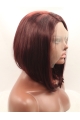 Auburn  Straight Without Bangs Shoulder Length Lace Front Synthetic Wigs